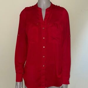 Womens Calvin Klein Long Sleeve Shirt